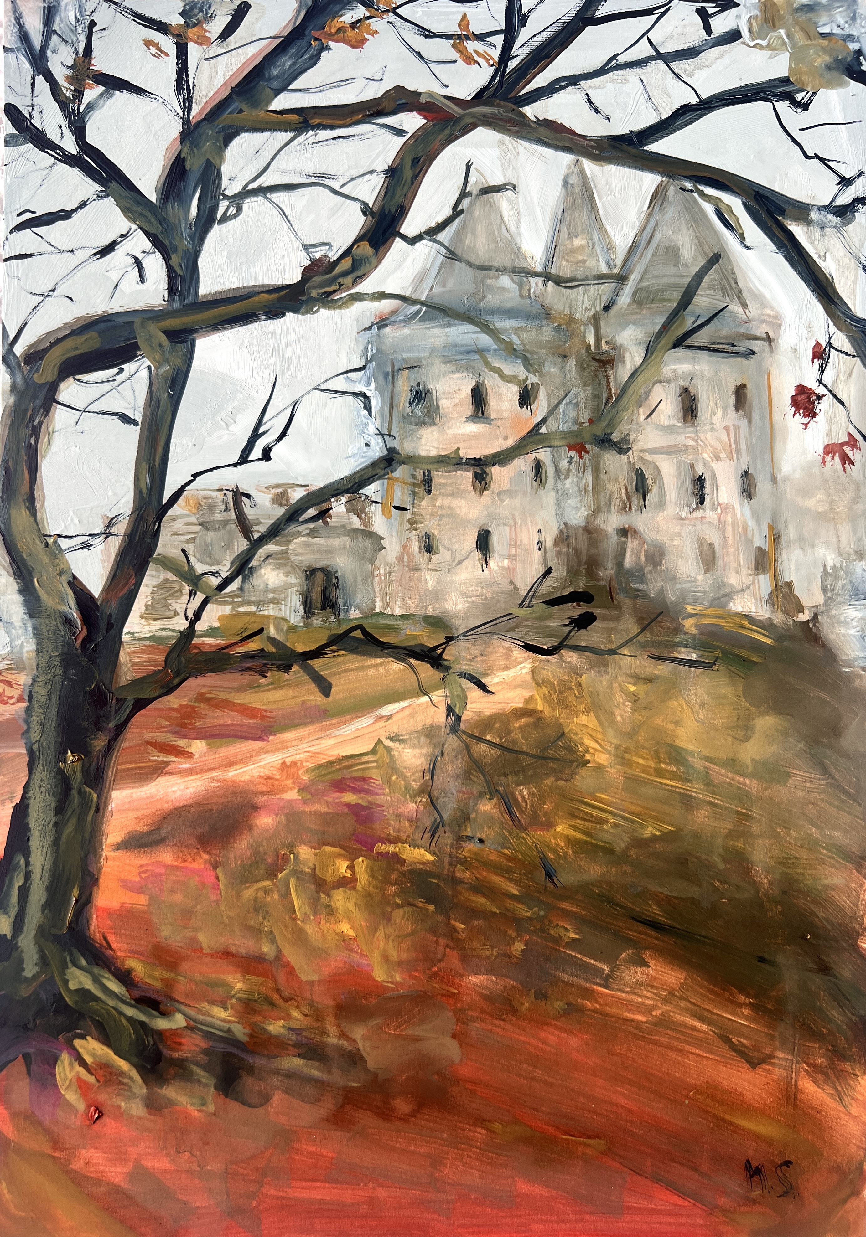 English Autumn. Old Castle by Marina Stognieva